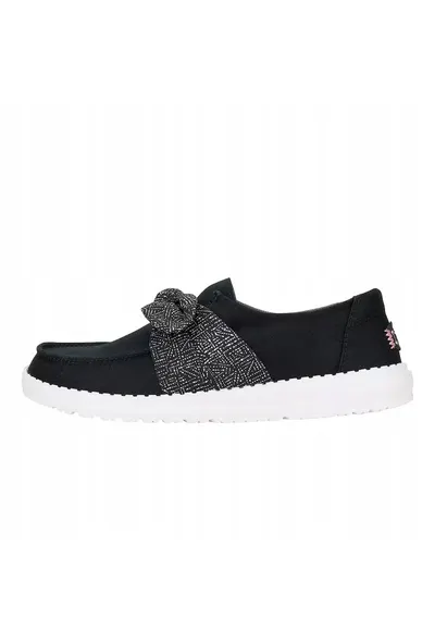 Mocasini Femei Spuma EVA - Wendy Bow Essentials - Negru - Negru