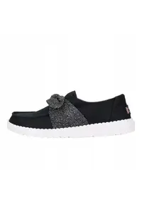 Mocasini Femei Spuma EVA - Wendy Bow Essentials - Negru - Negru
