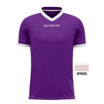 Tricou GIVOVA Revolution M mov-alb