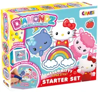 Set de broderie cu diamante Craze - Hello Kitty, pentru incepatori