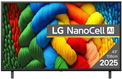 Smart TV LG - 43NANO80A3B, 43", NanoCell, 4K, negru