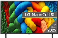 Smart TV LG - 43NANO80A3B, 43", NanoCell, 4K, negru