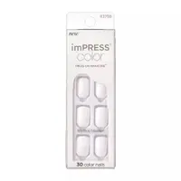 Unghii false imPress Frosting, 30 bucati, Kiss