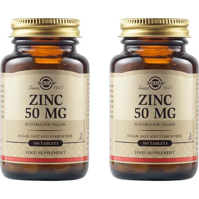 Pachet Zinc Gluconate (Gluconat de Zinc) 50mg 100tb + 100tb