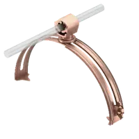 Roof conductor holder for ridge tiles, 185−260 mm, Rd 8−10, CU 8 mm | Type 132 K-CU