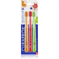 Curaprox CS Kids periuta de dinti pentru copii 3 buc