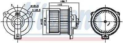 Ventilator habitaclu potrivit TOYOTA YARIS, YARIS VERSO 1.0-1.5 04.99-11.05