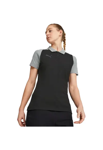 Tricou femei Teamcup Casuals Polo - Negru