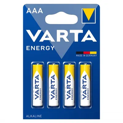 Baterii AAA R3, blister 4 Buc. Varta ENERGY