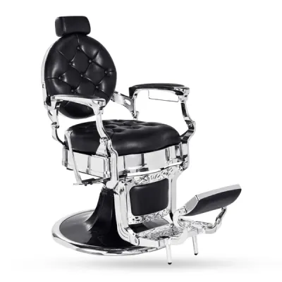 Scaun frizerie - MIRPLAY - Kirk - Negru