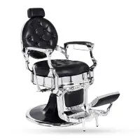 Scaun frizerie - MIRPLAY - Kirk - Negru