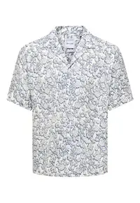 Camasa barbati Sons - 22032733 - Viscoza - XS INTL - Ecru