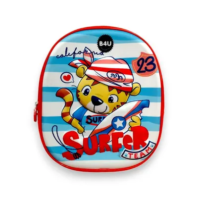 Rucsac 3D, 30x10x25 cm, bretele ajustabile si intarite, Surfer Team