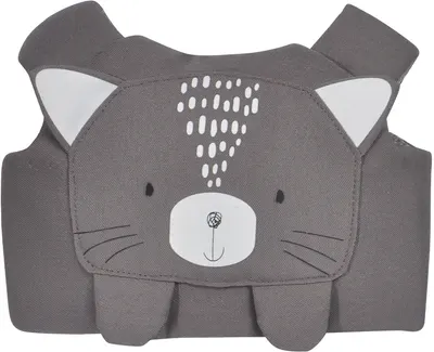 Curea de mers pe jos KikkaBoo - Cat, Grey
