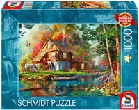 Puzzle Schmidt din 1000 piese - Moara de toamnă