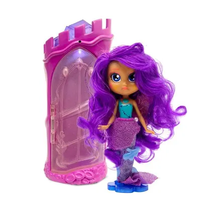 Papusa surpriza Bright Fairy Friends Sirena, castel si accesorii