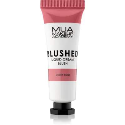 MUA Makeup Academy Blushed Liquid Blusher fard de obraz lichid culoare Dusky Rose 10 ml