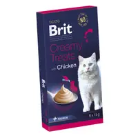 Brit Premium by Nature Cat Creamy Treats with Chicken 6x15 g
