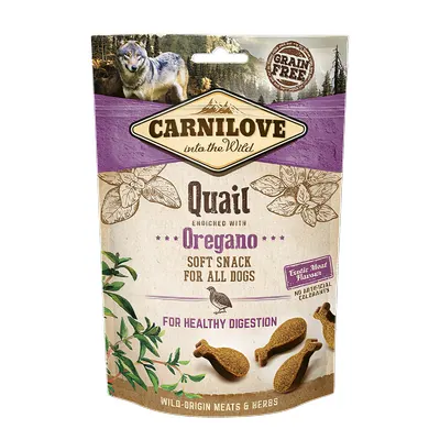 CARNILOVE Prepelita semi-umeda cu oregano 200g