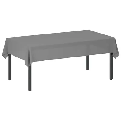 vidaXL Țesătură pentru masă Gri deschis 140 x 200 cm Poliester