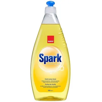 Rezerva Detergent Lichid de Vase Sano Spark Lamaie, 500 ml