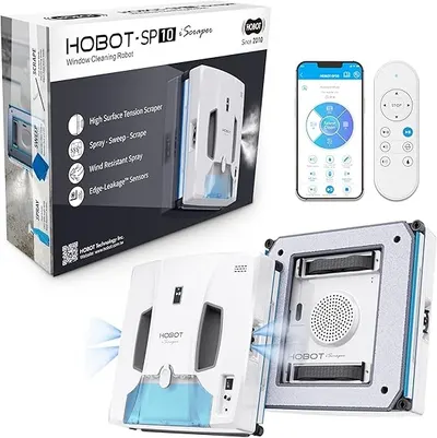Robot de curățare a geamurilor Hobot – SP10 iScraper, alb