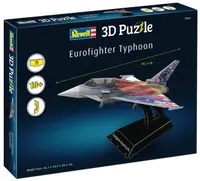 3D Puzzle Revell din 75 piese - Avion Eurofighter Typhoon