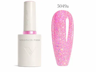 Oja Semipermanentă Venalisa 5049A Glitter Pink