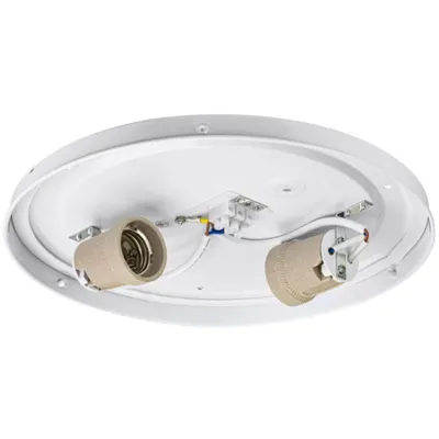 CIL protejat de perete, dispersor opal, alb 230V, 50Hz, max. 2x35W, E27, IP44, D=290mm