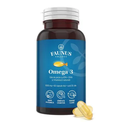 Faunus Omega 3 1000mg, 60 Capsule Moi
