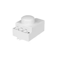 Senzor de miscare cu parametri reglabili, radar CW 5,8 GHz, banda ISM, 1200W, raza 360 grade, IP20, alb