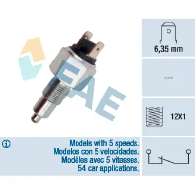 Comutator, lampa marsalier FAE 41070