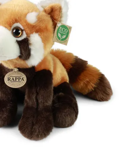 Panda roșie de pluș Rappa - Prieteni eco, 28 cm