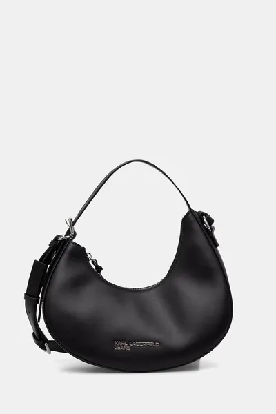 Karl Lagerfeld Jeans hobo bag pentru femei din piele