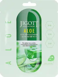 Jigott Mască de față folie Aloe, 27 ml