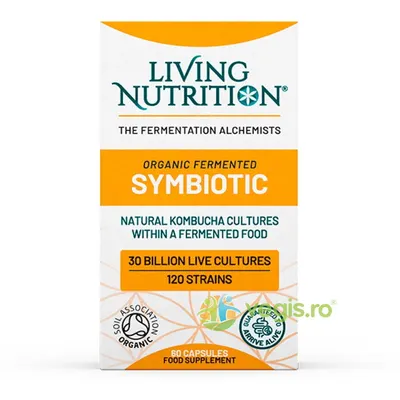 Complex de Prebiotice + Probiotice 30mld CFU Organic Fermented Symbiotic 60cps