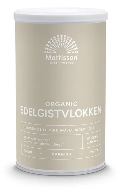 Drojdie nutritivă cu vitamine В, 60 g, Mattisson Healthstyle