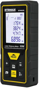 Flexometro cu laser RTRMAX - 45163, 50 m, 7 functii