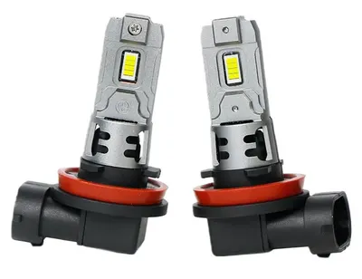 Set 2 becuri auto LED 9006 K7 model 3570 de 100W 10000 lumeni 6000k
