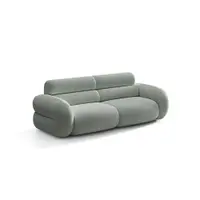 Canapea albastră cu tapițerie din chenille 220 cm Neo – Micadoni