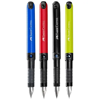 Stilou scolar + 6 patroane, Vario Faber-Castell