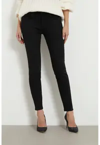 Blugi skinny cu talie medie Shape Up - Negru