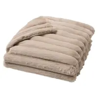 Pătură maro deschis din micropluș/cocolino 180x220 cm Boudoir – douceur d'intérieur