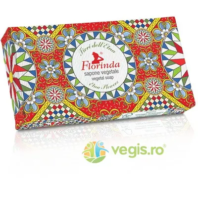 Sapun Vegetal pentru Maini si Corp Etna Flowers Botteghe del Sole Florinda 100g