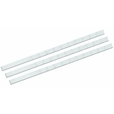 Marker tags; MARKED; 380; not stretchable; Horizontal marking; snap-on type; white