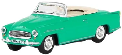 Model de colecție Abrex Modern: Mașini - Skoda Felicia Roadster (1963) - Turquoise