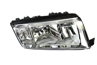 Far fata Dreapta (H3/H7/PY21W/W5W, electric, fara motoras, culoare insert: negru, culoare semnalizator: alb) potrivit SKODA FABIA I, FABIA I PRAKTIK