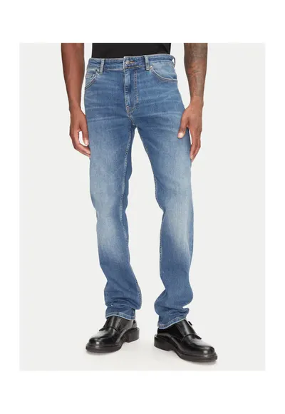 Pantaloni barbati 78OAB5S0 CDWFM - Bumbac - Bleumarin - Bleumarin