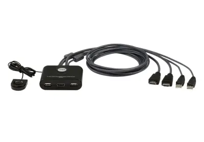 Switch KVM 2 porturi USB FHD HDMI, ATEN CS22HF