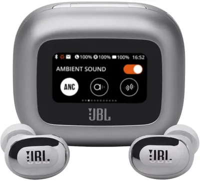 Căști wireless JBL - Live Buds 3, TWS, ANC, argintiu